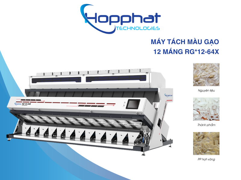 Máy tách màu gạo 12 máng RG*12 – 64X